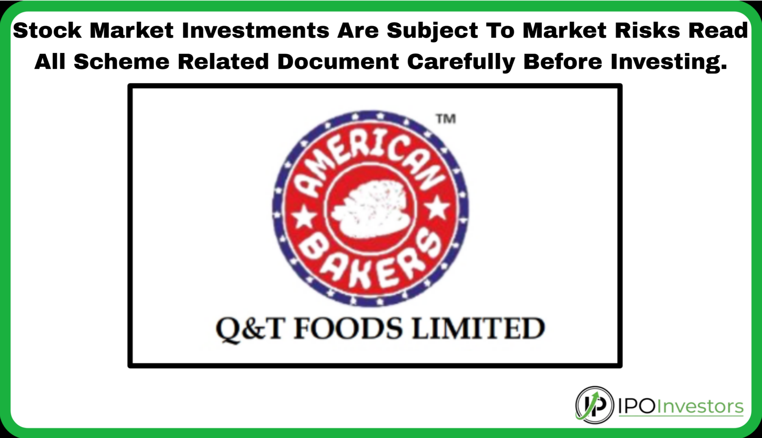 Q&T Foods IPO GMP Today, Latest Grey Market Premium 2026
