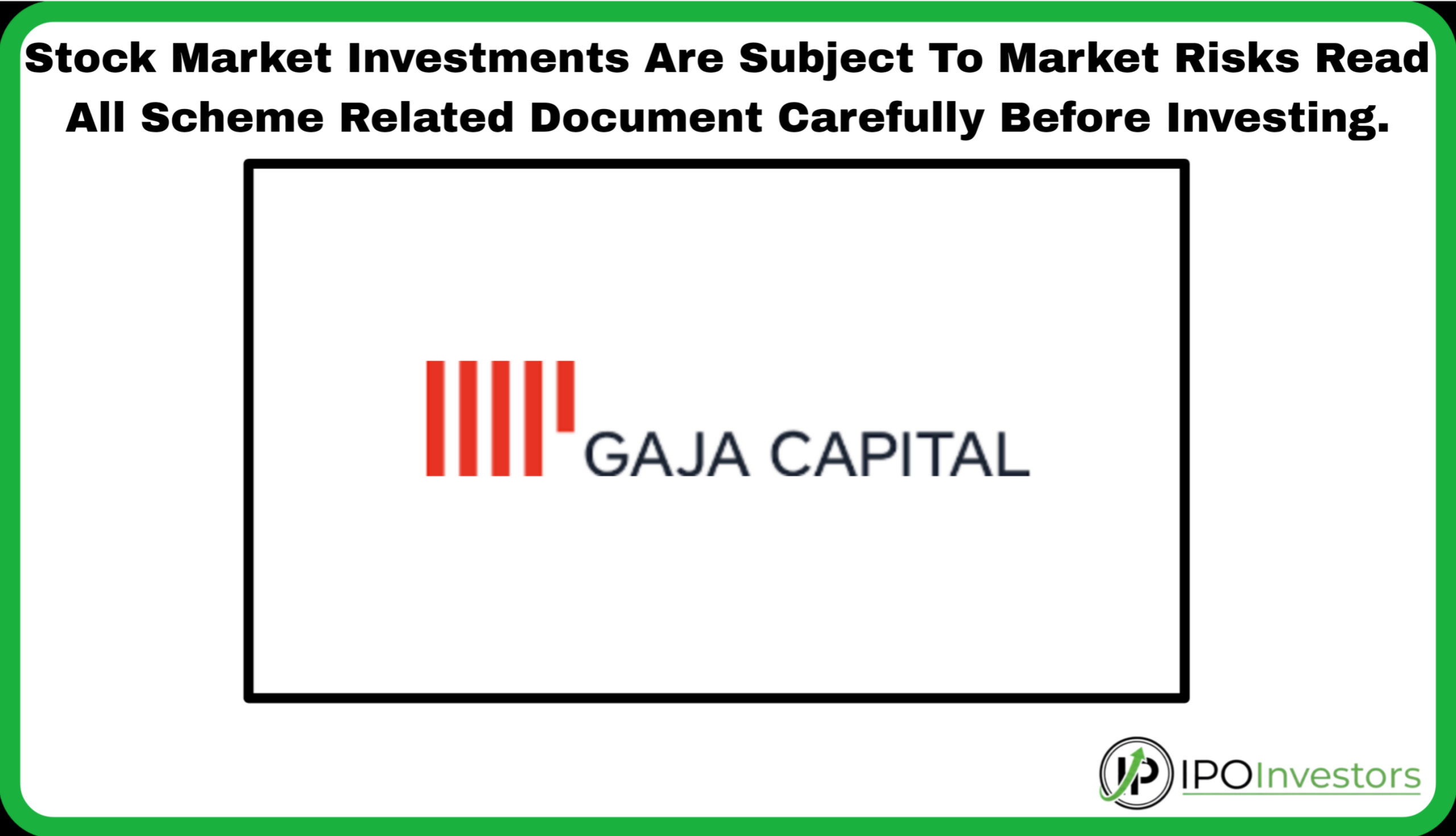Gaja Alternative Asset Management IPO GMP Today, Latest Grey Market Premium 2026